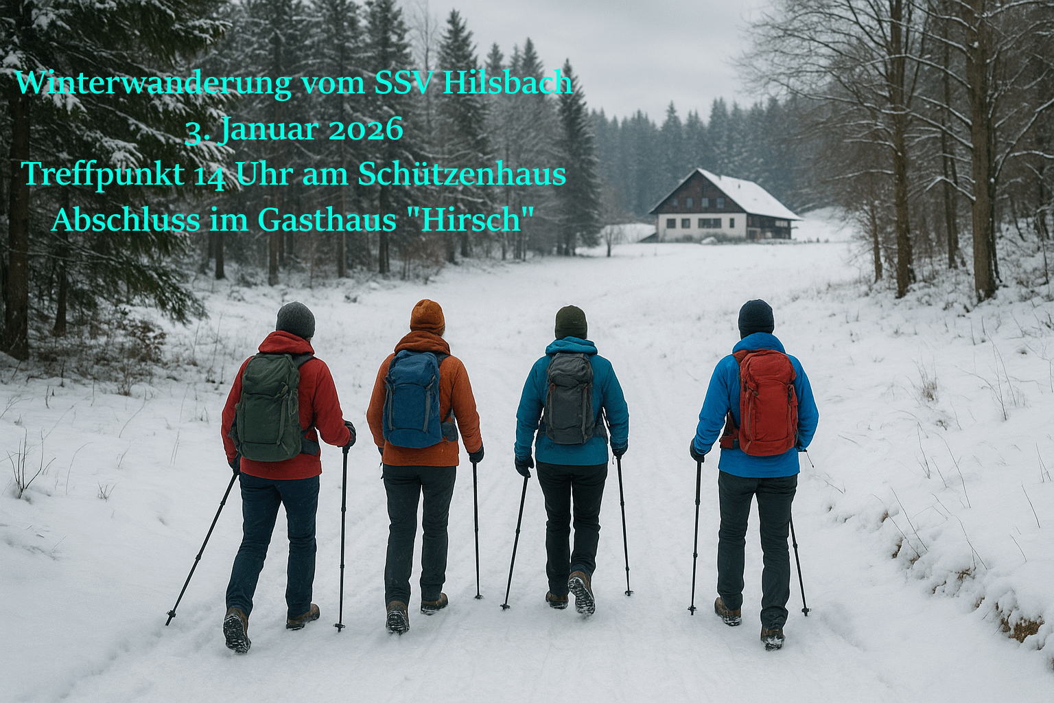 Winterwanderung 03.01.2026 14 Uhr SSV